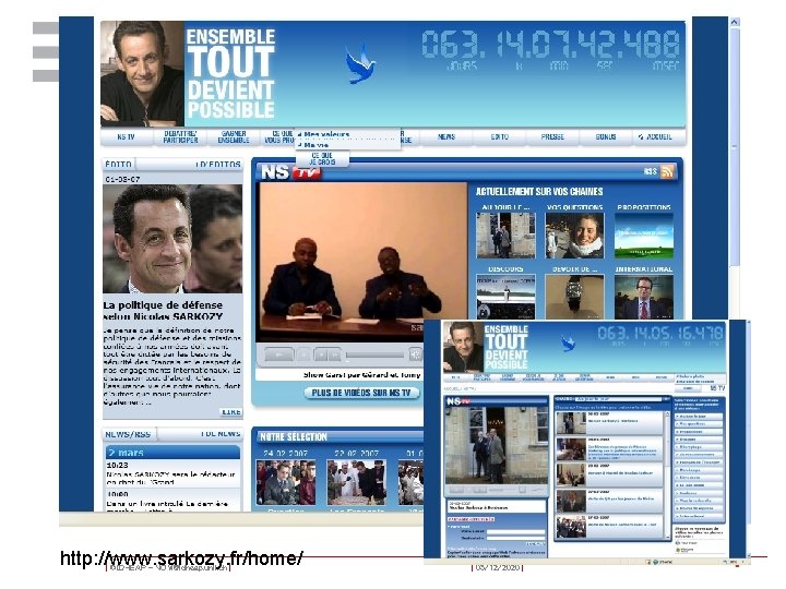 http: //www. sarkozy. fr/home/ | ©IDHEAP - NOM@idheap. unil. ch | | 05/12/2020 |