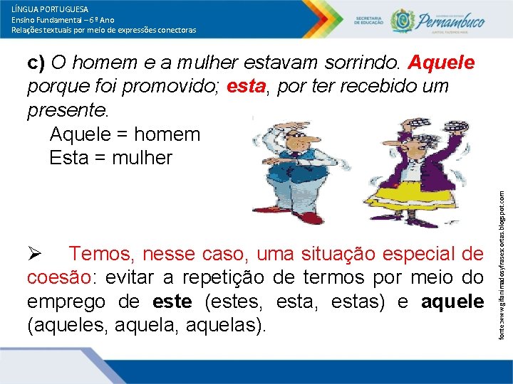 LÍNGUA PORTUGUESA Ensino Fundamental – 6º Ano Relações textuais por meio de expressões conectoras
