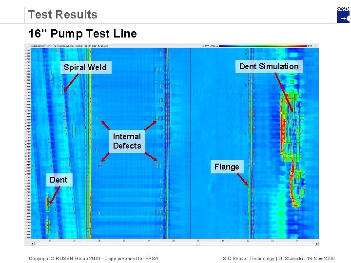Test Results 16" Pump Test Line Dent Simulation Spiral Weld Internal Defects Flange Dent