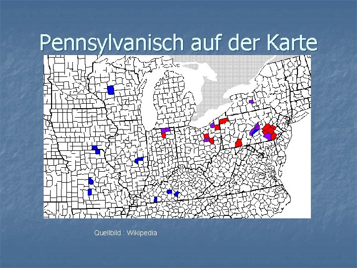 Pennsylvanisch auf der Karte Quellbild : Wikipedia 