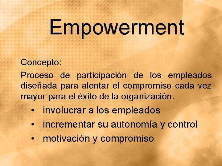 Empowerment Concepto: Proceso de participación de los empleados diseñada para alentar el compromiso cada Empowerment Concepto: Proceso de participación de los empleados diseñada para alentar el compromiso cada