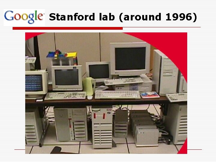 Stanford lab (around 1996) 