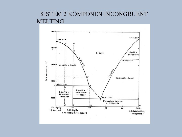 SISTEM 2 KOMPONEN INCONGRUENT MELTING 