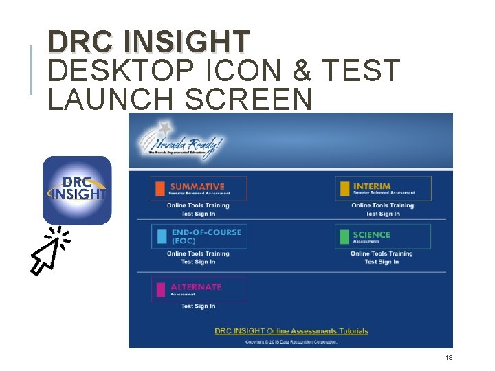 DRC INSIGHT DESKTOP ICON & TEST LAUNCH SCREEN 18 DRC INSIGHT DESKTOP ICON & TEST LAUNCH SCREEN 18