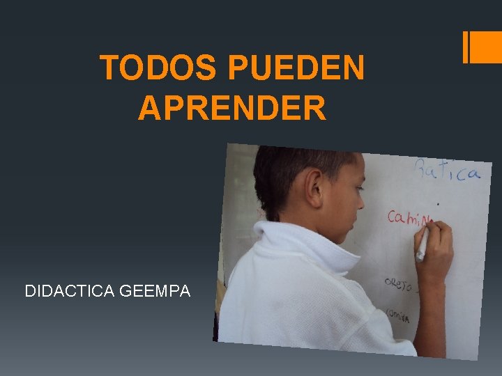 TODOS PUEDEN APRENDER DIDACTICA GEEMPA 