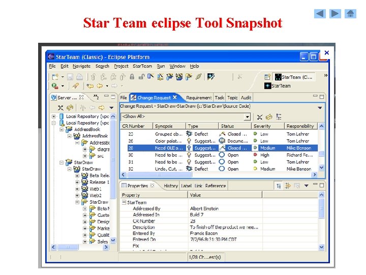 Star Team eclipse Tool Snapshot 
