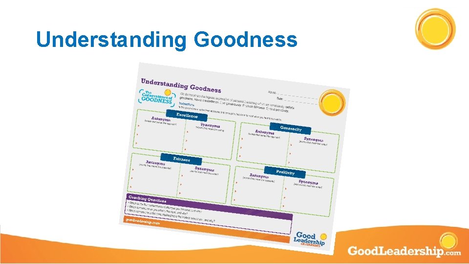 Understanding Goodness 