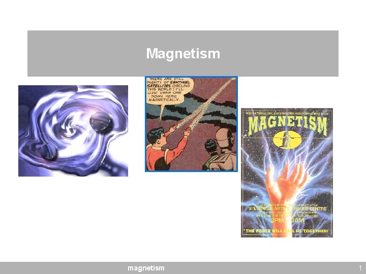 Magnetism magnetism 1 