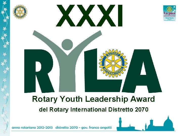 XXXI Rotary Youth Leadership Award del Rotary International Distretto 2070 
