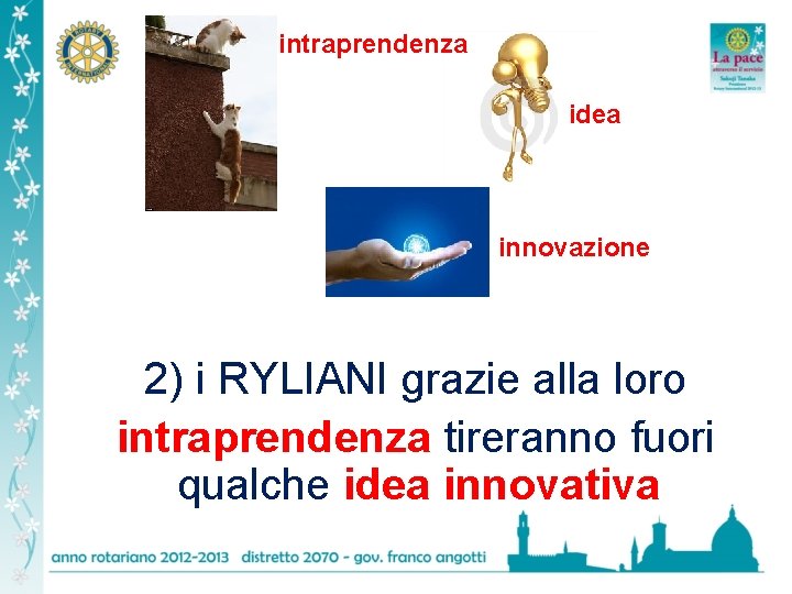 intraprendenza idea innovazione 2) i RYLIANI grazie alla loro intraprendenza tireranno fuori qualche idea