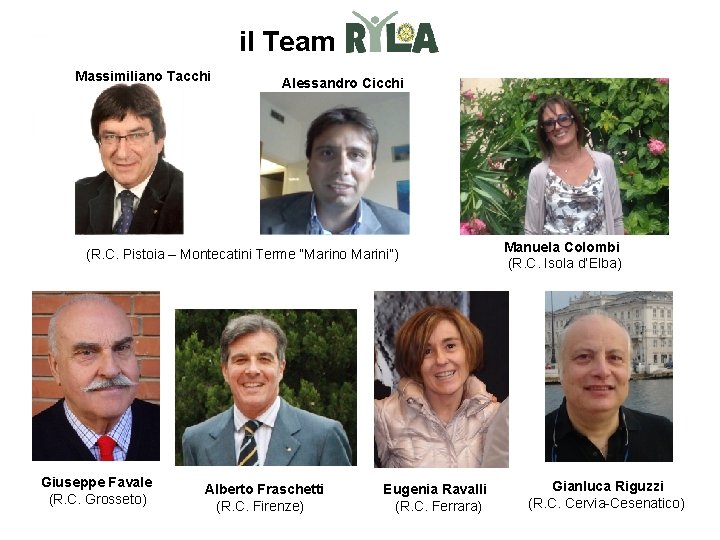 il Team Massimiliano Tacchi Alessandro Cicchi (R. C. Pistoia – Montecatini Terme “Marino Marini”)