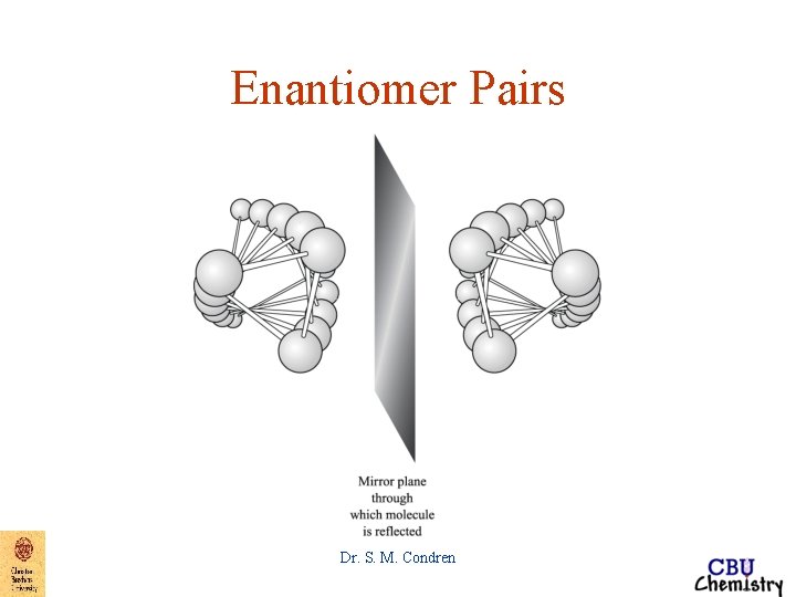 Enantiomer Pairs Dr. S. M. Condren Enantiomer Pairs Dr. S. M. Condren