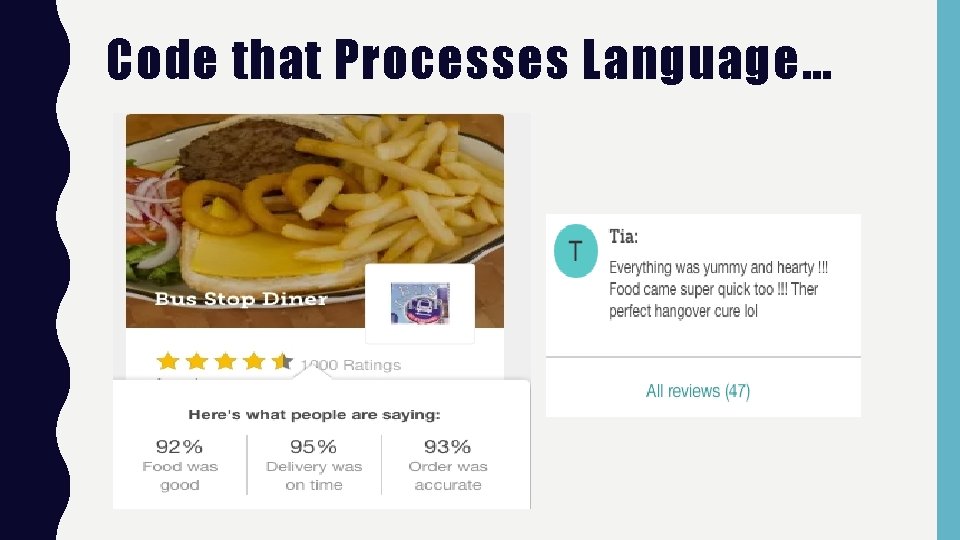 Code that Processes Language… 