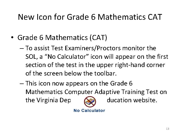 New Icon for Grade 6 Mathematics CAT • Grade 6 Mathematics (CAT) – To