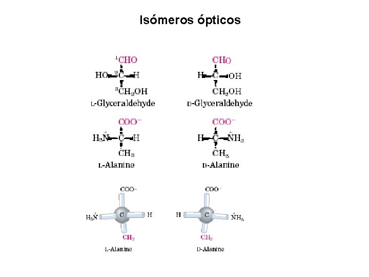 Isómeros ópticos 