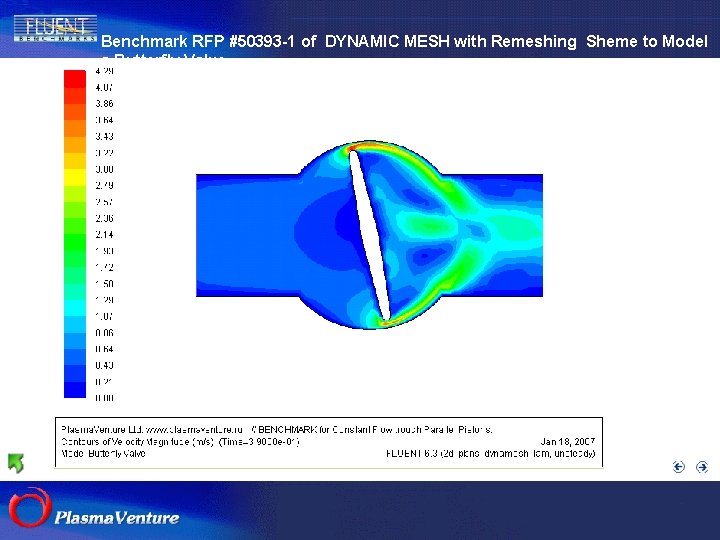 Benchmark RFP #50393 -1 of DYNAMIC MESH with Remeshing Sheme to Model a Butterfly