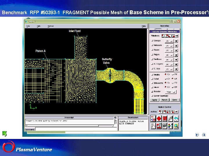 Benchmark RFP #50393 -1 FRAGMENT Possible Mesh of Base Scheme in Pre-Processor’s GAMBIT v.