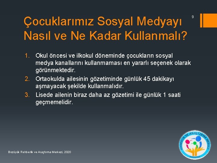 Çocuklarımız Sosyal Medyayı Nasıl ve Ne Kadar Kullanmalı? 1. Okul öncesi ve ilkokul döneminde