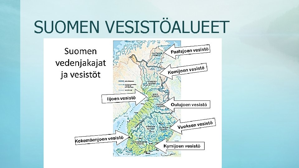 SUOMEN VESISTÖALUEET 