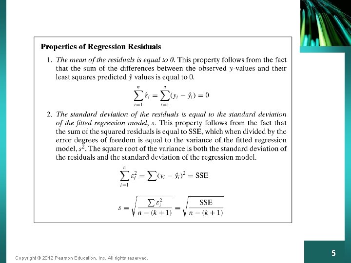 Copyright © 2012 Pearson Education, Inc. All rights reserved. 5 