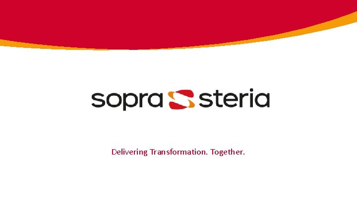 Delivering Transformation. Together. 29 Title presentation 