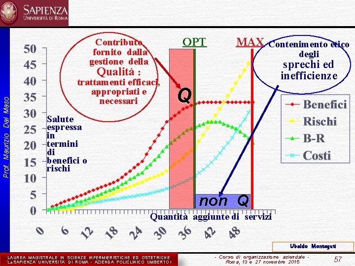 Prof. Maurizio Dal Maso Contributo fornito dalla gestione della Qualità : trattamenti efficaci, appropriati