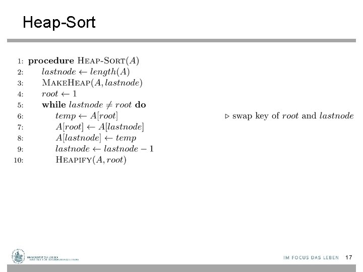 Heap-Sort 17 