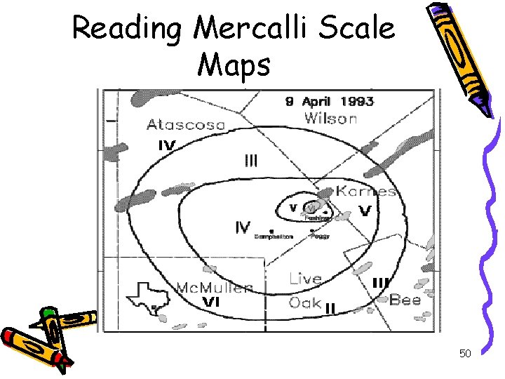 Reading Mercalli Scale Maps 50 