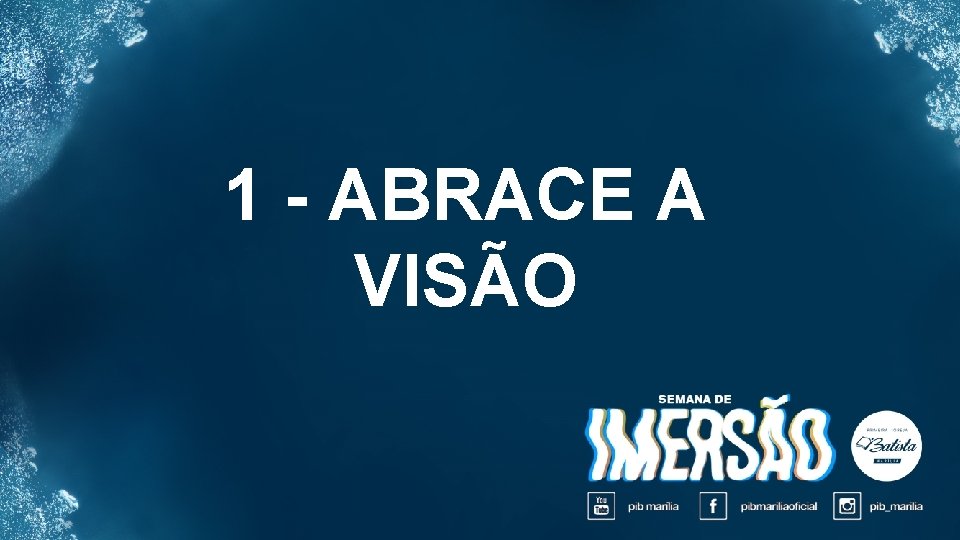 1 - ABRACE A VISÃO 