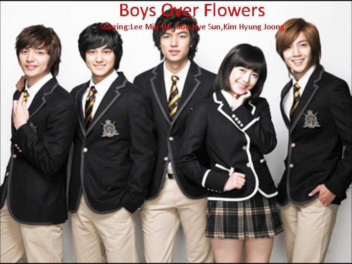 Boys Over Flowers Starring: Lee Min Ho, Goo Hye Sun, Kim Hyung Joong 8