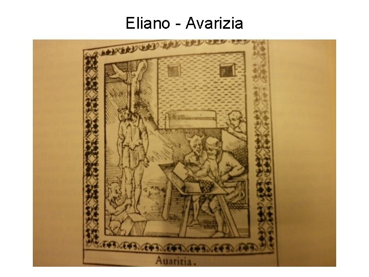 Eliano - Avarizia 