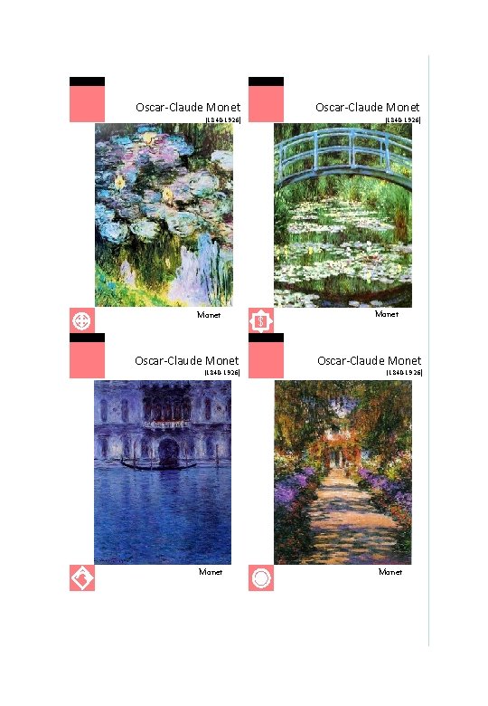 Oscar-Claude Monet (1840 -1926) Monet Oscar-Claude Monet (1840 -1926) $ Monet Oscar-Claude Monet (1840