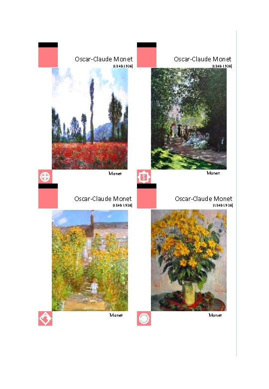 Oscar-Claude Monet (1840 -1926) Monet Oscar-Claude Monet (1840 -1926) $ Monet Oscar-Claude Monet (1840