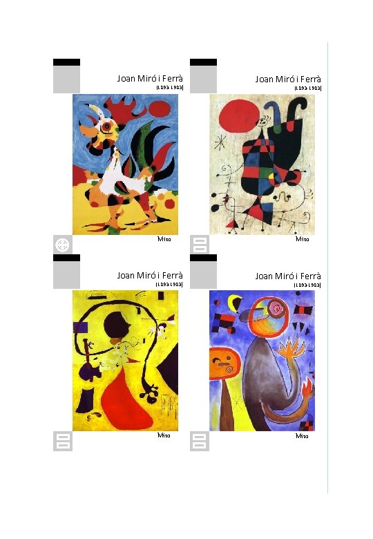 Joan Miró i Ferrà (1893 -1983) Miro 