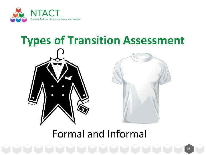 Types of Transition Assessment Formal and Informal 26 Types of Transition Assessment Formal and Informal 26