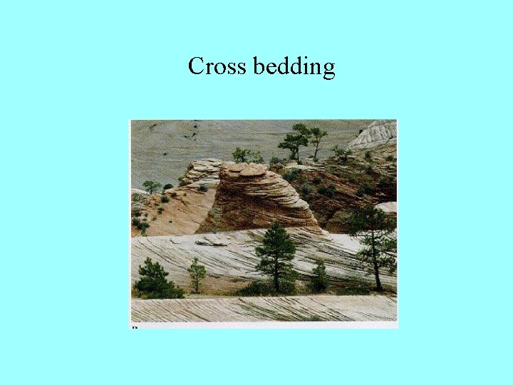 Cross bedding 