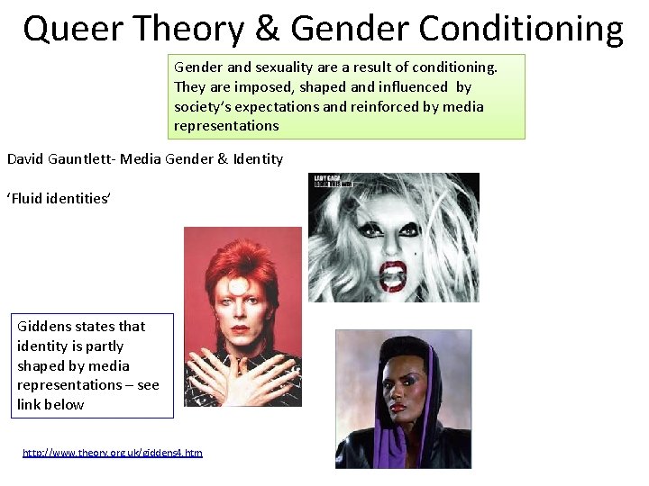 Queer Theory & Gender Conditioning Gender and sexuality are a result of conditioning. They