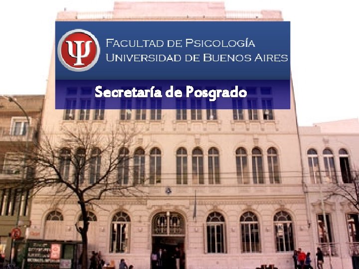 Secretaría de Posgrado 