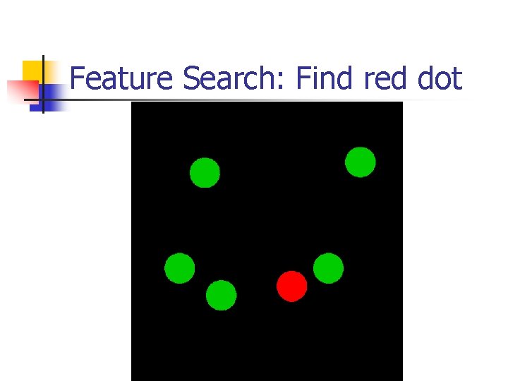 Feature Search: Find red dot 