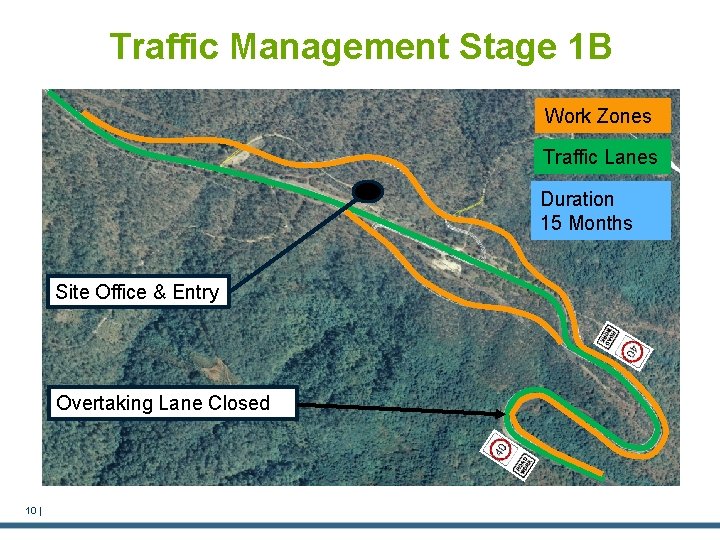 Traffic Management Stage 1 B Work Zones Traffic Lanes Duration 15 Months Site Office