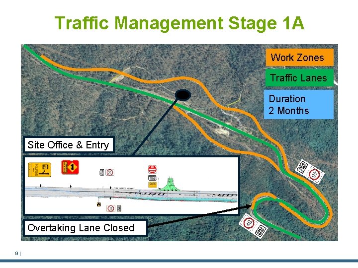 Traffic Management Stage 1 A Work Zones Traffic Lanes Duration 2 Months Site Office