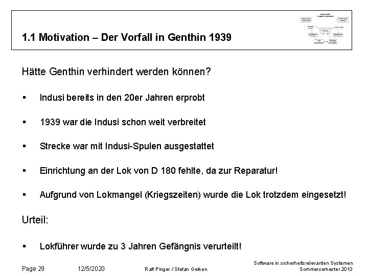 1. 1 Motivation – Der Vorfall in Genthin 1939 Hätte Genthin verhindert werden können?