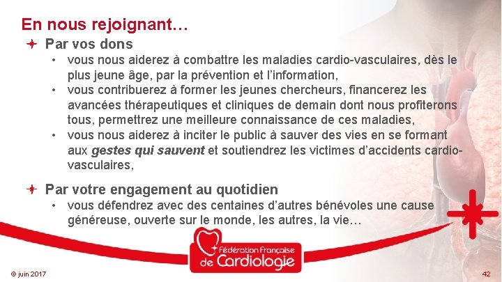 En nous rejoignant… Par vos dons • vous nous aiderez à combattre les maladies