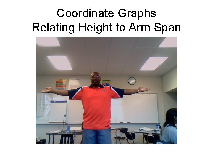 Coordinate Graphs Relating Height to Arm Span 