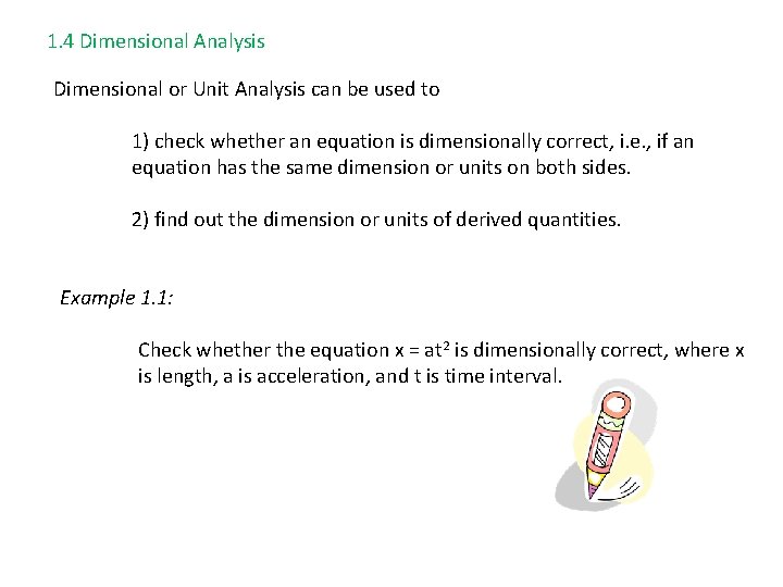 Chapter 1 Units and Problem Solving Homework for