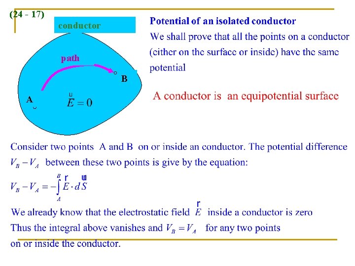 (24 - 17) conductor path B A 