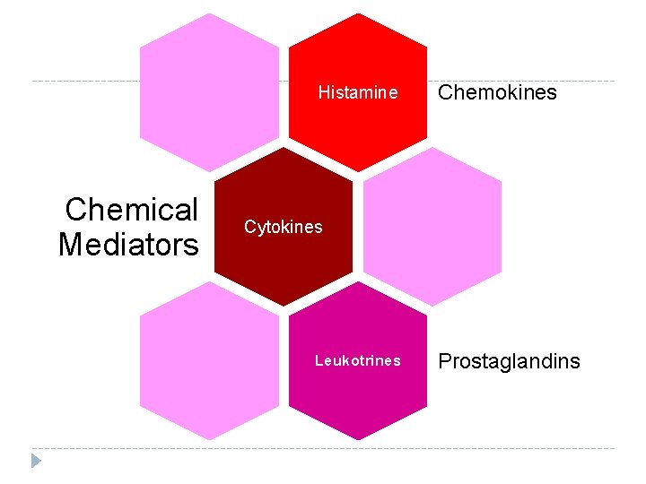 Histamine Chemical Mediators Chemokines Cytokines Leukotrines Prostaglandins 