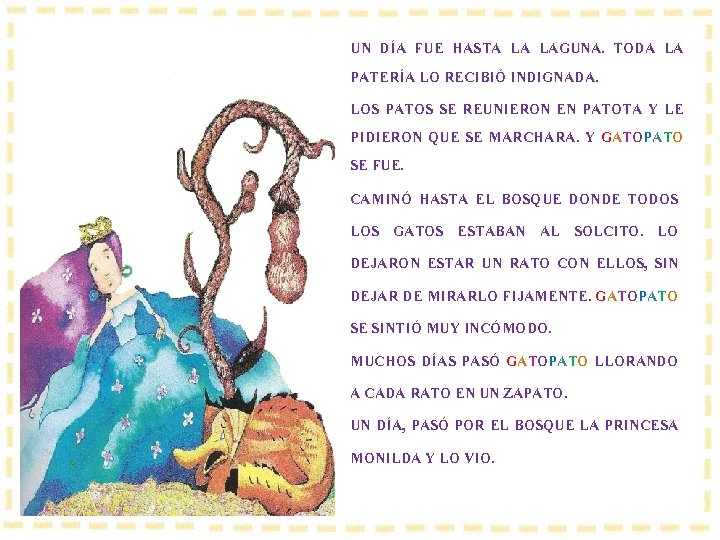 UN DÍA FUE HASTA LA LAGUNA. TODA LA PATERÍA LO RECIBIÓ INDIGNADA. LOS PATOS