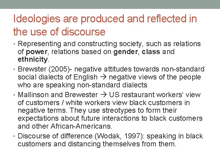 CRITICAL DISCOURSE ANALYSIS Paltridge 2007 What is critical