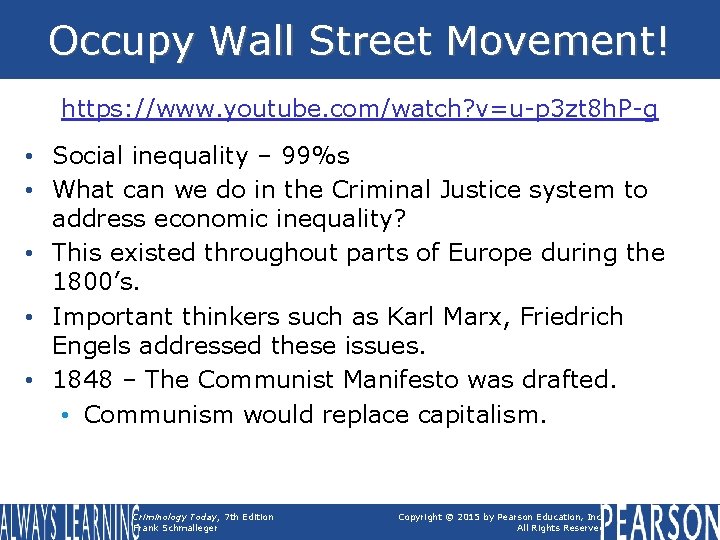 Occupy Wall Street Movement! https: //www. youtube. com/watch? v=u-p 3 zt 8 h. P-g Occupy Wall Street Movement! https: //www. youtube. com/watch? v=u-p 3 zt 8 h. P-g